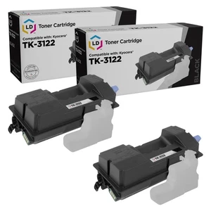 LD Juego de 2 Tóner Comp Kyocera-Mita Negro TK-3122 1T02L10US0 FS-4200DN - Imagen 1 de 9
