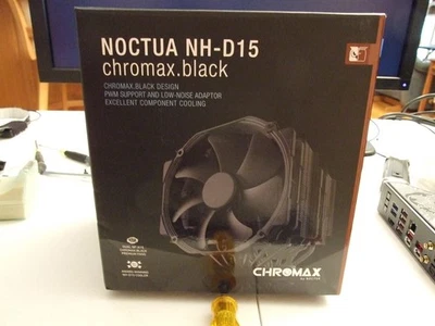 Noctua NH-D15 Chromax Black CPU Cooler in Excellent Cosmetic & Working Condition - Image 1 of 4