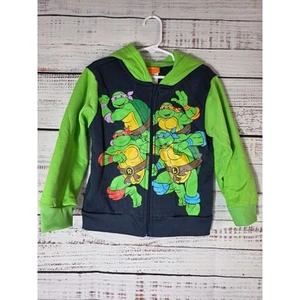 Teenage Mutant Ninja Turtles 2016 Nickelodeon fleece zip jacket 4t - Picture 1 of 4