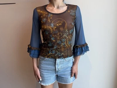 Top Save The Queen Phoebe Buffay Malla y2k Raro Años 90 De Colección Boho Italiano Foto 1 de 4