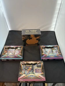 Pokemon SHINING FATES - Polteageist, Bunnelby, Mr. Rime, & ETB | Neu 19 Packungen! - Bild 1 von 5