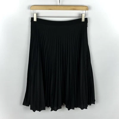 Women’s Burberry Uniform Pleated Midi Skirt Kilt Black Size UK - 8 Designer Rare - Image 1 of 4