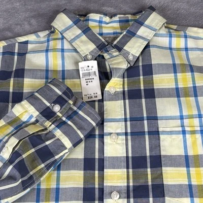 Camisa Reed Edward Para Hombre Grande Azul Multicolor A Cuadros Manga Larga Con Botones Nueva Foto 1 de 4