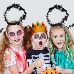 2 Piezas Diadema Infantil Halloween Juego de Rol Carnaval Disfraz Accesorios - Imagen 1 de 12
