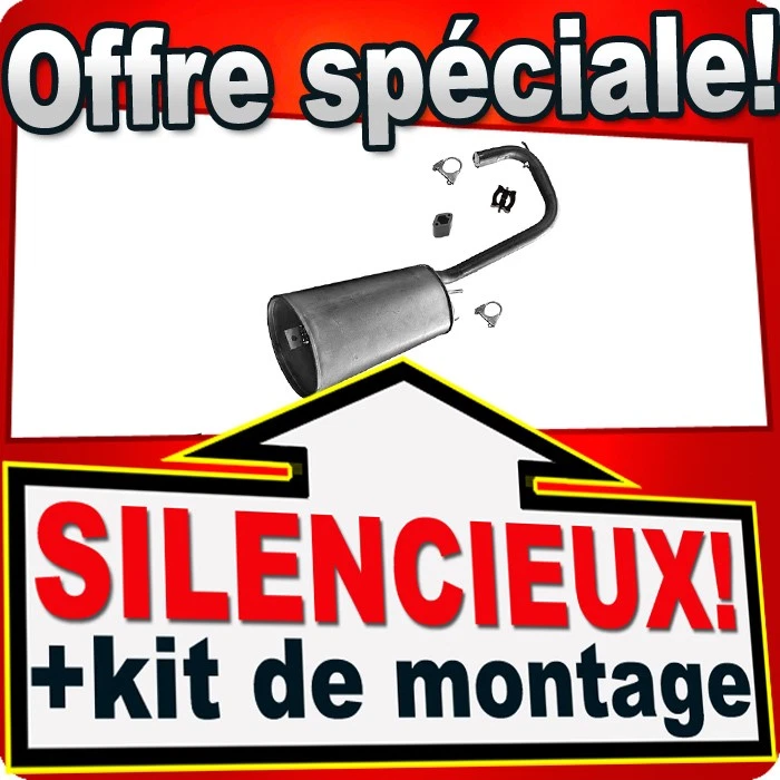 Silencieux Arriere pour LADA NIVA 2121 1700 1.7 4x4 Gas LPG GPL échappement - Photo 1/1