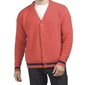 Autentico cardigan Levis misto lana bottoni polsino punta dolce taglia M NUOVO - Foto 1 di 13