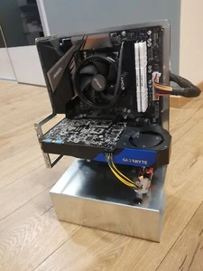 Open PC Case - M-CASE 1 ATX RAW / Test bench / RAW HARDWARE / 4x SSD 1 x HDD - Zdjęcie 1 z 19
