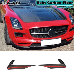 Parachoques delanteros de carbono Splitters Canards se adapta a Mercedes SLS C197 R197  - Imagen 1 de 12