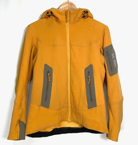 Vintage ARCTERYX Hyllus Hooded Jacket Hoodie Softshell Deep Pile Canada womens M - Picture 1 of 11