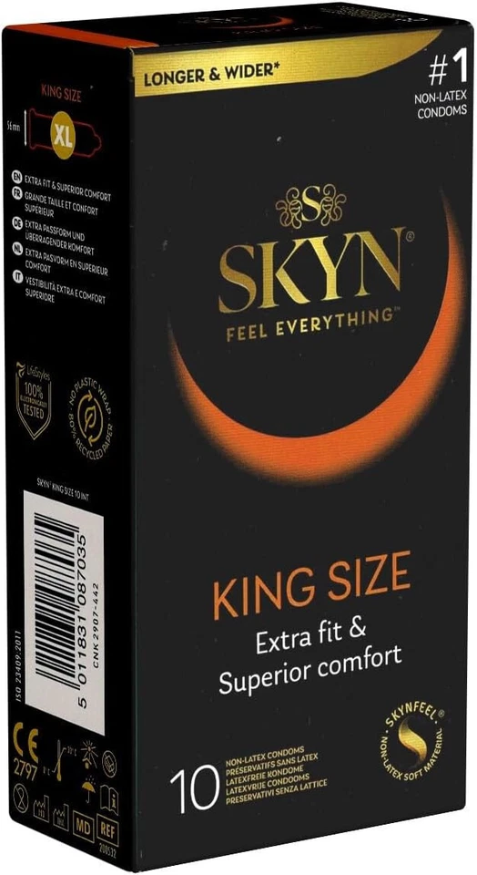 SKYN King Size 30 preservativi senza lattice in poliisoprene – larghezza 56 mm