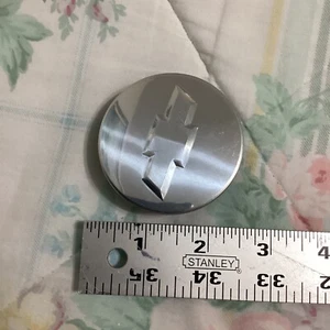 OEM Chevrolet Wheel Center Hub Cap Brushed 2-5/16" 9593169 9594156 9595157 4pcs - Picture 1 of 8