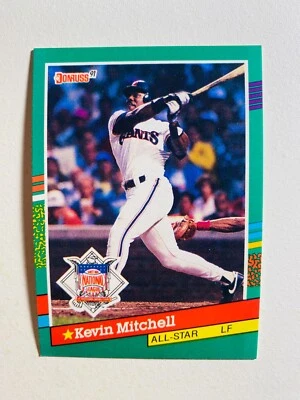1991 DONRUSS #438 KEVIN MITCHELL NM-MT MLB BASEBALL CARD - Image 1 of 2