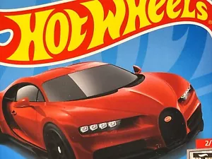 2024 HOT WHEELS #201- ‘16 Bugatti Chiron (Red #2 Quarter Mile Heroes -Long) A80 - Picture 1 of 8