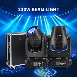 2PCS Rainbow Effect 230W Moving Head Stage Beam DMX Light Disco DJ Party Wedding - Picture 1 of 11