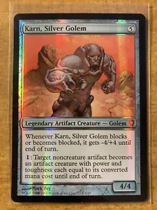 MTG✨KARN, SILVER GOLEM FOIL ✨From The Vault: Relics MINT Reserve list UNPLAYED - Picture 1 of 2