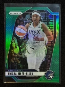 2024 Panini Prizm WNBA - Green Prizm #20 Myisha Hines-Allen LYNX - Picture 1 of 4