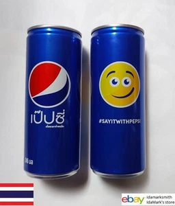 Lata vacía PEPSI COLA TAILANDIA alta 245 ml 2016 colecciona sonrisa #sayitwithpepsi th - Imagen 1 de 16