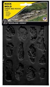Woodland Scenics C1246 Terrain System Creek Bed Rock Molds (2) pcs - Picture 1 of 1