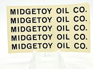 Rare Midge toys NOS (Midgetoy Oil Co.) Original Decal sheet HTF - Picture 1 of 1