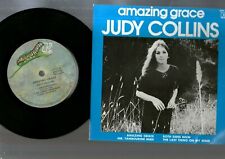 JUDY COLLINS, AMAZING GRACE / MR TAMBOURINE MAN 7"x45rpm 1973 EP RECORD PIC SLV