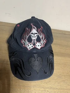 CHOPPER WEAR Ball Cap Totenkopf/Würfel/Spaten - Bild 1 von 6