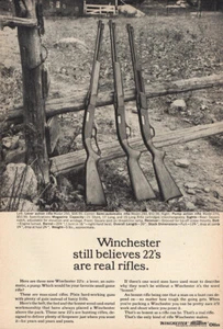 1963 Winchester Arms: Still Believes 22s Are Real Rifles Vintage Print Ad - Picture 1 of 1