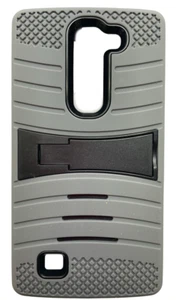 Orange Label Phone Case with Kickstand for LG Volt 2, Gray - Picture 1 of 6