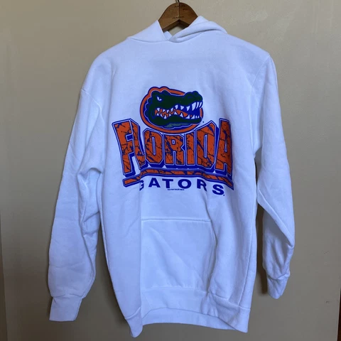 VTG University of Florida Gators Football Sweatshirt Size XL  Made in USA White Cover