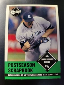 Tarjeta #380 2001 Upper Deck Vintage Roger Clemens serie AL - Imagen 1 de 2