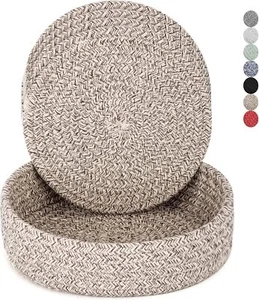 Hot Dishes, Trivets for Pots and Pans, Heat Resistant Hot Pads (Brown 4 PCS) - Picture 1 of 6