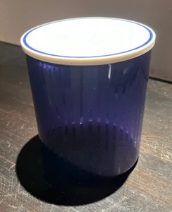 Tupperware Vorratsdose Prisma 2L, Blau/Weiß, Vintage (Modell 3100) mit Silikonde - Bild 1 von 1