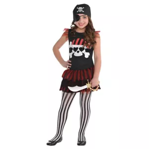 Childs Pirate T Shirt 6-10 Years Old Fancy Dress Up Halloween Bookweek Costume - Picture 1 of 1