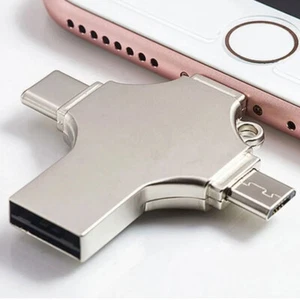USB Flash Drive Memory Stick 128GB for IOS Type-C For i Phone i Pad Samsung lot - Picture 1 of 18