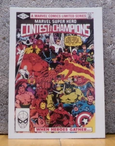 MARVEL COMICS 1ST COVERS TRADING CARD MARVEL SUPER HERO CONTEST OF CHAMPIONS - Picture 1 of 2