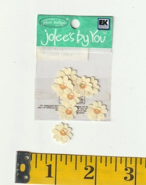 RARO Jolee's PRÍMULA AMARILLA Pequeño 3-D Lentejuelas Papel Flores Rápido ENVÍO GRATUITO 55800 Foto 1 de 1
