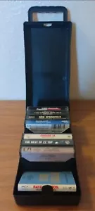 Vintage CASSETTE TAPE Albums (Lot of 8) With Storage/Carrying Case ZZ Top Elton - Picture 1 of 13