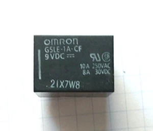1 pc Relay, G5LE1ACFDC9, 9V coil, 10A contact, SPST-NO - Picture 1 of 4
