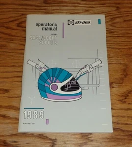 Original 1989 Ski-Doo Bombardier Safari Saga Scout E Snowmobile Owners Manual - Picture 1 of 1