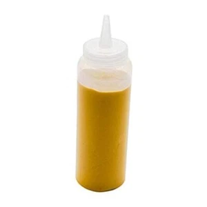 8 Ounce Condiment Squeeze Bottle, 1 With Lid Plastic Squeeze Bottle - 8 oz - Picture 1 of 4