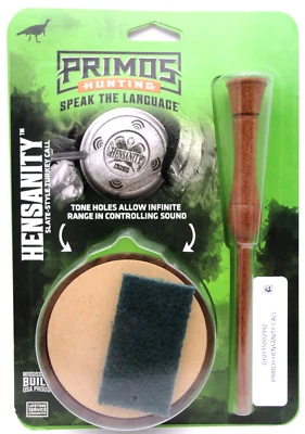 PRIMOS Hunting HENSANITY Slate-Style Tone Control Turkey Pot Call w/ Frictionite - Image 1 of 2