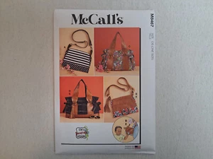 McCall's Pattern - Misses' Bags; Four Styles (One Size) #M8467 - Uncut - Picture 1 of 6