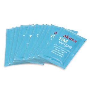 Akasa – Pack of 10 Individually Wrapped TIM Cleaning Wipes Citrus Based