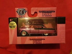 M2 Machines Pink Chase Car 1955 Pontiac Star Chief 1/750 1:64 S110 22-44 - Bild 1 von 4