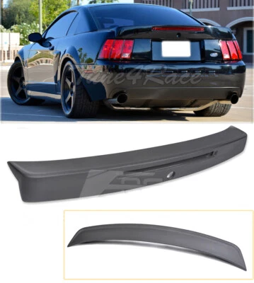 For 99-04 Ford Mustang Rear Wing Trunk Spoiler w/ Brake Light Insert CBR Style - Image 1 of 4