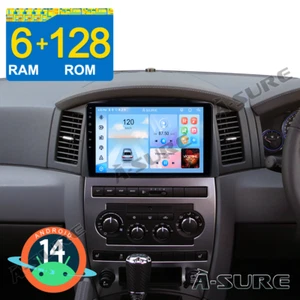 6+128GB Autoradio GPS Navi Carplay BT Für Jeep Grand Cherokee 3 WH,WK 2005-2007 - Bild 1 von 12