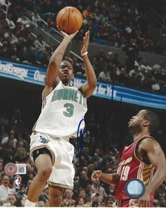 CHRIS PAUL NEW ORLEANS HORNETS SIGNED 8x10 PHOTO NBA LEGEND B BECKETT COA BAS - Picture 1 of 2