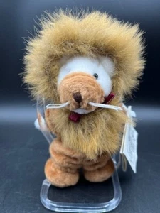 1999 GANZ Wee Bear Village White Jointed Bear Lion Costume King - Picture 1 of 5