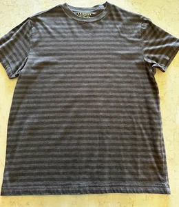 Arizona Jean Company grau gestreiftes Tee T-Shirt Large - Bild 1 von 3