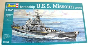 REVELL BATTLESHIP KIT "USS MISSOURI" 1:1200 SEHR GUTER ZUSTAND - Bild 1 von 5