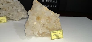 8" X 6 1/2" SPECTACULAR! Crystal Quartz Cluster - CCM, Mt. Ida, Arkansas - Picture 1 of 5